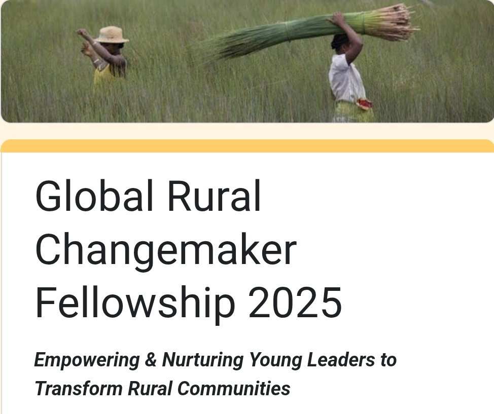 1000128008 Global Rural Changemaker Fellowship 2025